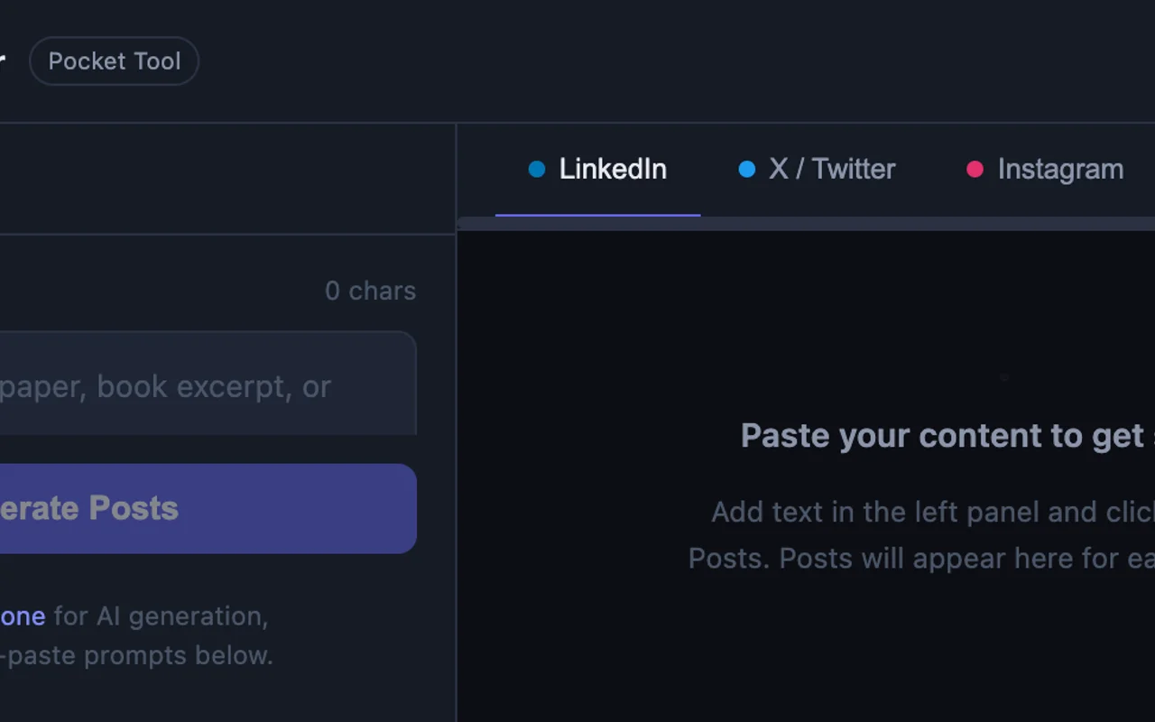 Content Atomizer — Ready-to-Use Tool preview