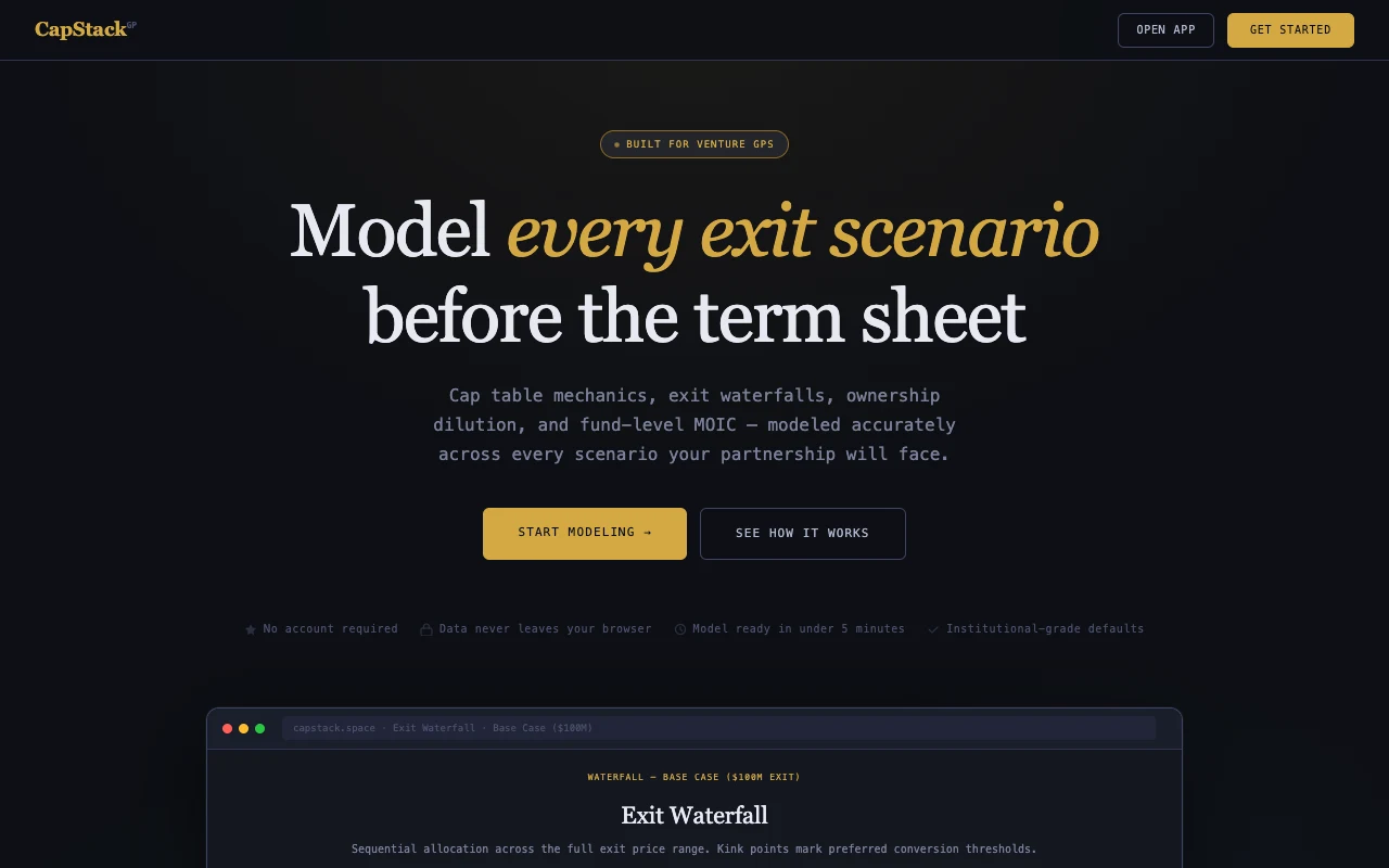 CapStack GP screenshot