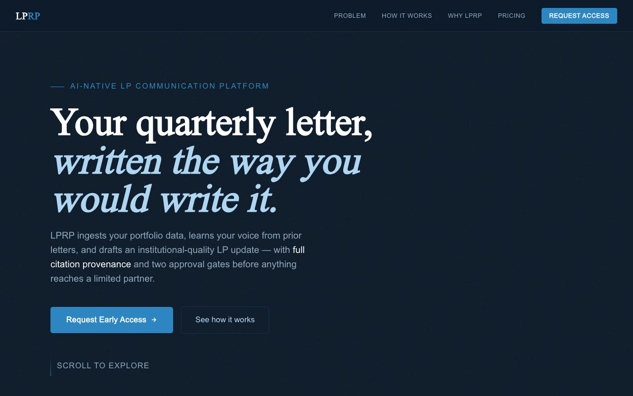 LPRP screenshot