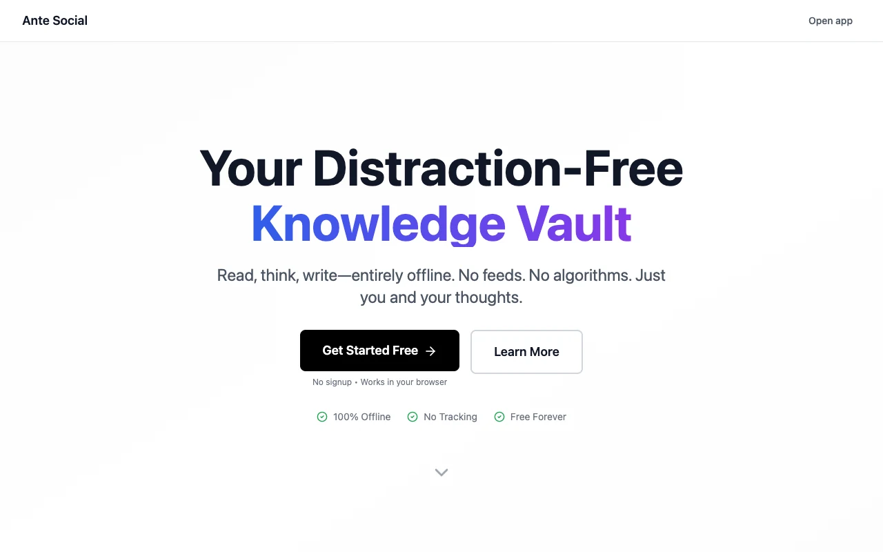 The AnteSocial screenshot